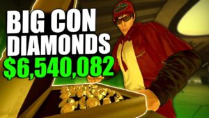 Diamanty brousí pouze s přístupem Big Con | GTA Online Casino Heist