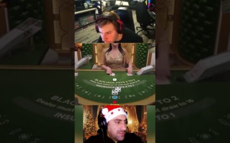 Xposed gets an insane Blackjack Clutch! #blackjack #onlinecasino