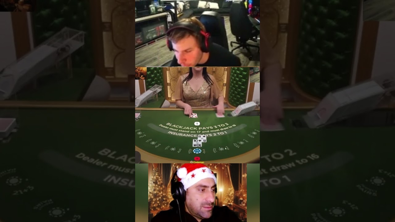 Xposed gets an insane Blackjack Clutch! #blackjack #onlinecasino