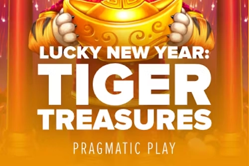 Tesoros del tigre de año nuevo de la suerte