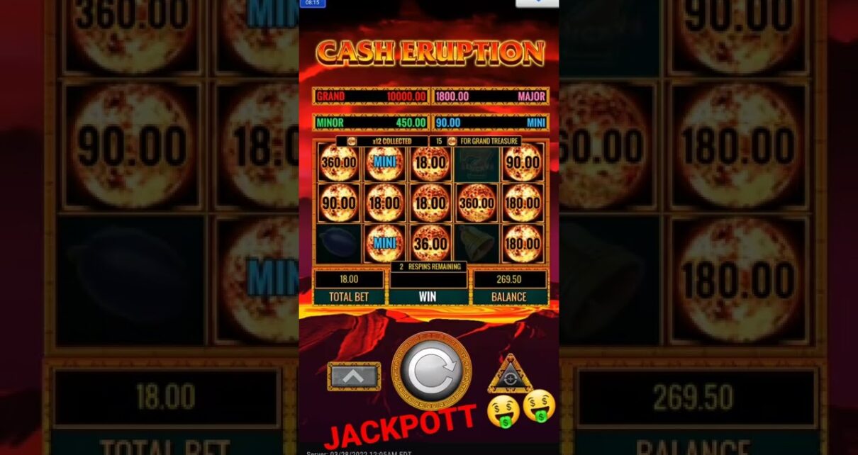  dollar spin on CASH ERUPTION JACKPOT?