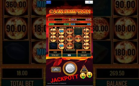  dollar spin on CASH ERUPTION JACKPOT?