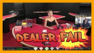 Live Blackjack-dealer FAIL