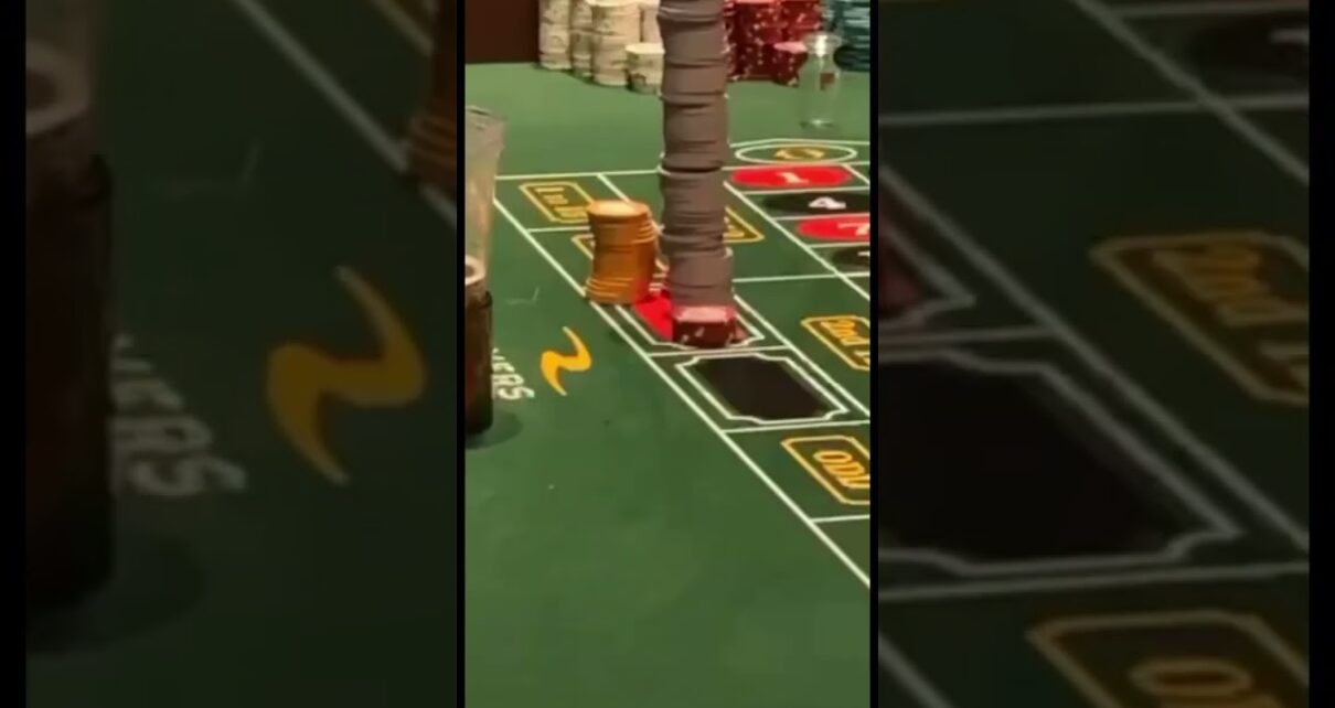 Man puts everything on scarlet at the end of the nighttime