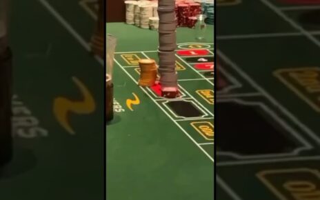 Man puts everything on scarlet at the end of the nighttime