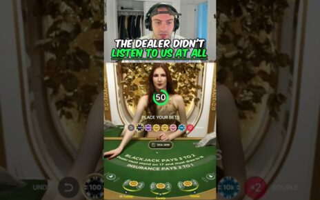 Toaster thos DEALER didn’t listen to us AT ALL on BLACKJACK