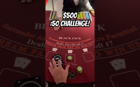 #omg 0 #blackjack CHALLENGE!! GOOOO!! #casino #gambling