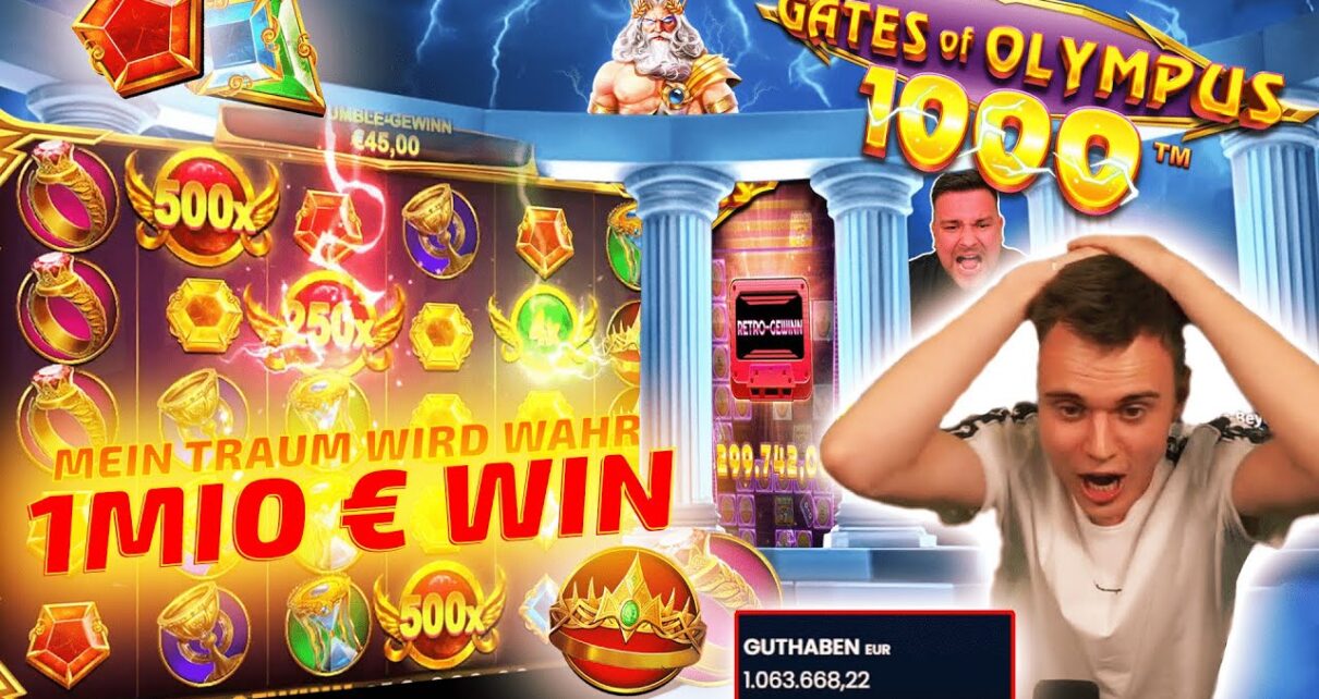 1 MILLION €€€ REKORD GEWINN!😱💸 | Casino Slot Highlights