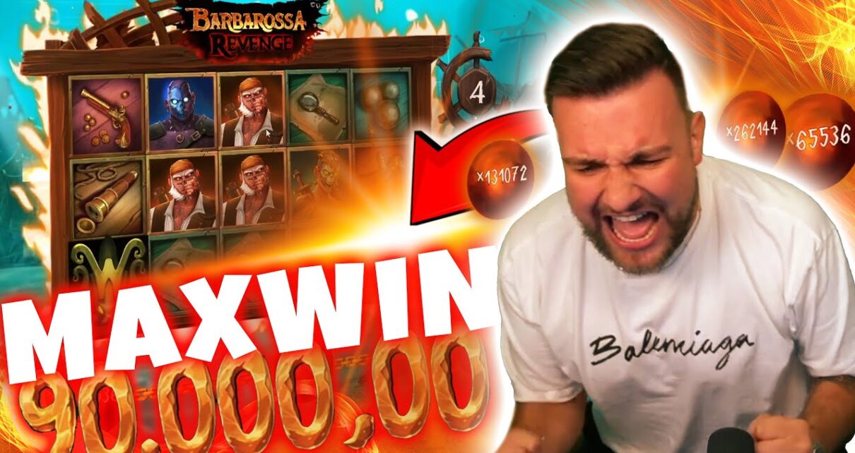 90.000€ BARBAROSSA MAXWIN! 😱💥 | Casino Slot Stream Highlights