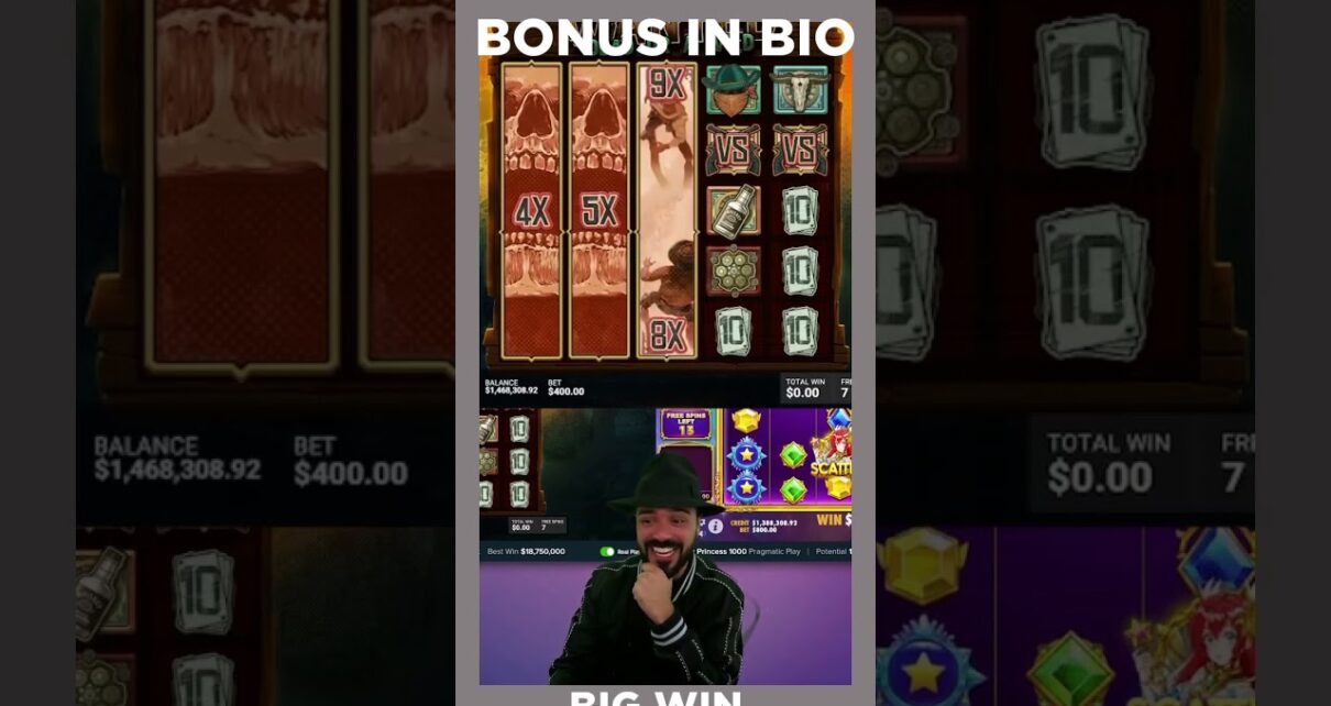 BONUS IN BIO #slots #bigwin #stream #gambling #sensational