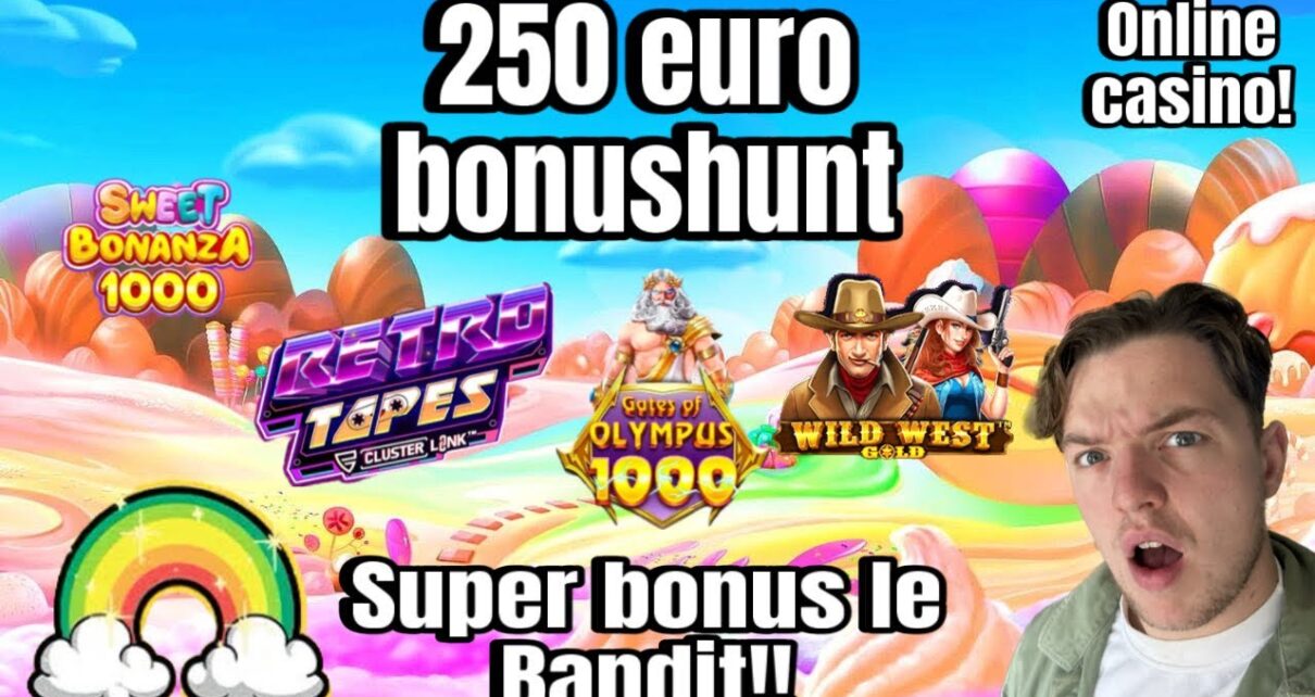 BONUSHUNT Online casino!! (Super bonus le bandit) 😯 MEGA WINST 😯