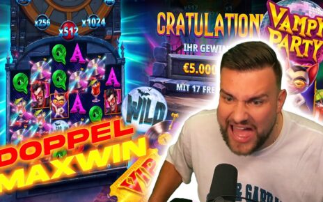 DOPPEL MAXWIN bei Vampy Party!? 🎰💎 | Casino Slot Stream Highlights