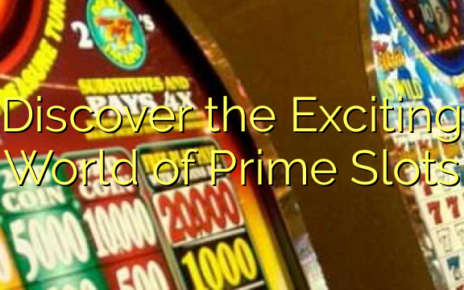 Discover the Exciting World of Prime Slots