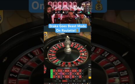 Drake Goes Beast Mode On Roulette! #drake #roulette #casino #maxwin #highroller #hugewin #bigwin