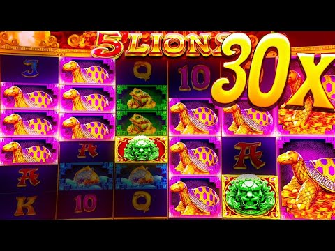 ESTO ME PAGO LA 5 LIONS MEGAWAYS 🔥🤑 CASINO ONLINE ARGENTINA 2024