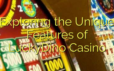 Exploring the Unique Features of LuckyDino Casino