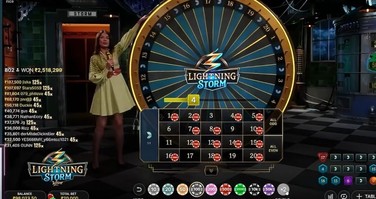 Gambling ₹171,000 On Lightning Storm In Online Casino ⚡