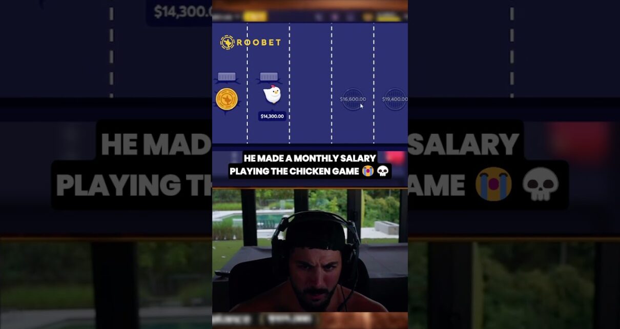 HE MADE A MONTHLY SALARY PLAYING THE CHICKEN GAME! 😭💀
