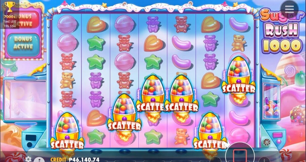 🔥😱I got 6 scatters in Sugar Rush 1000! Legit online casino Philippines real money 2024