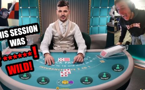 Insane Completely UNHINGED BlackJack Session !