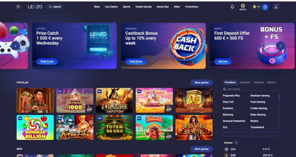 Legzo Casino: 50 Free Spins No Deposit Bonus in 2024
