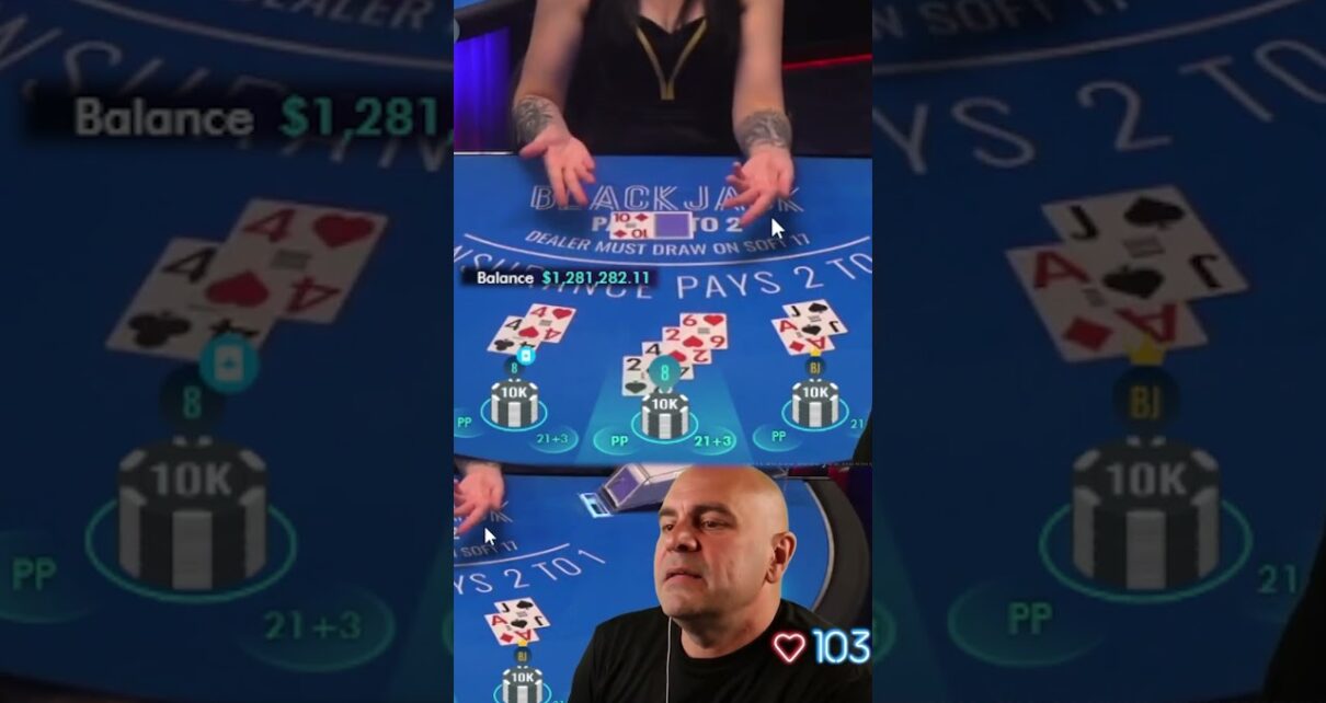 Massive K Swings in Blackjack