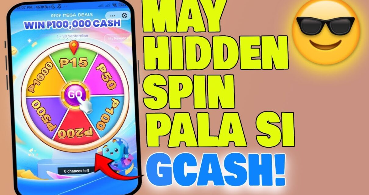 May Hidden SPIN pala si GCASH na Pwede kumita ng pera! ( 2023 GCASH SPIN TO WIN )