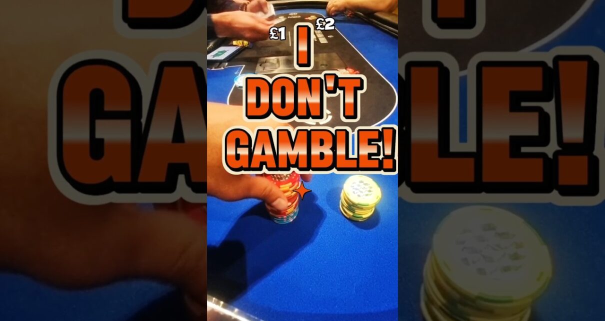 Not Gambling! #poker #pokermemes #livecasino #cashpoker #pokerlovers #livecasino #casino #pokershort