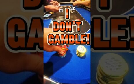 Not Gambling! #poker #pokermemes #livecasino #cashpoker #pokerlovers #livecasino #casino #pokershort