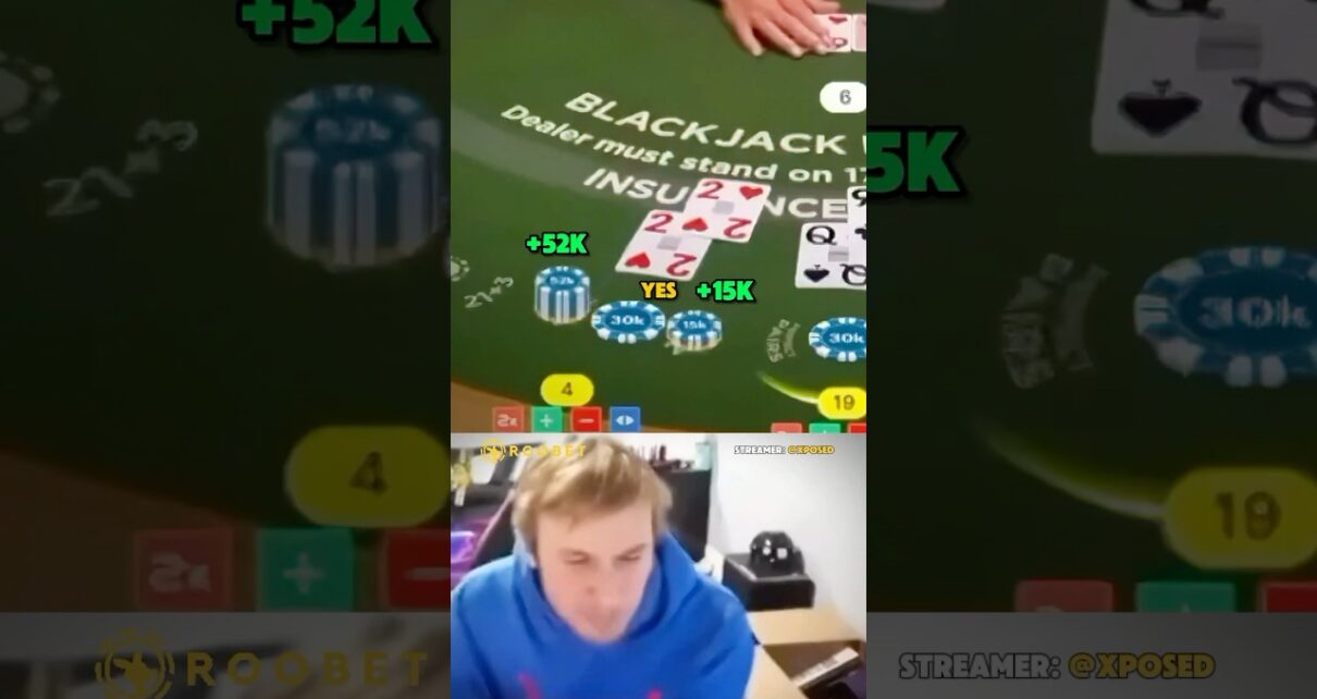 ONE OF THE BIGGEST🤯 #highlights #blackjack #xposed #casino