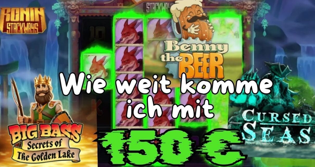 Online Casino Deutsch – wie weit kommt man mit 150 € 🤔🔥