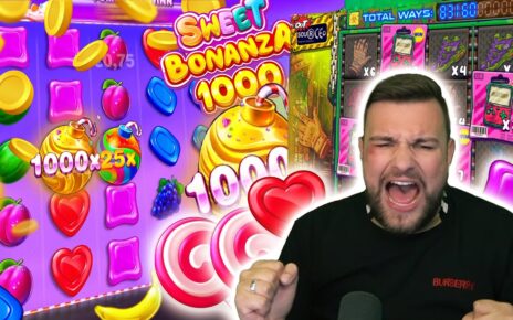 SWEET BONANZA haut die 1000X-BOMBE raus! 💣😍 | Casino Slot Stream Highlights