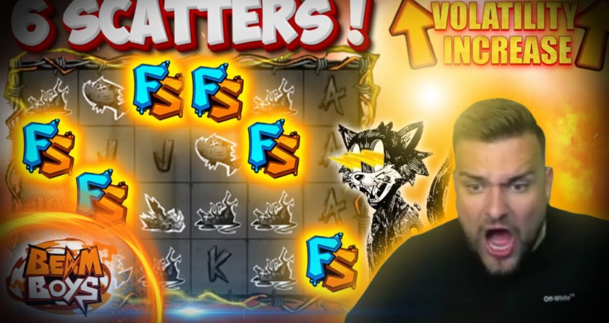 Seltener 6 Scatter Bonus bei BEAM BOYS – 40 FREISPIELE!😲😼 | Casino Slot Stream Highlights