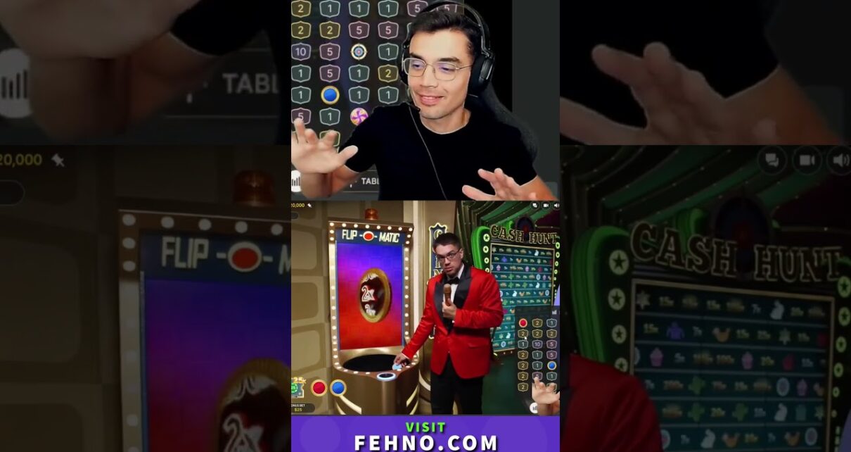 THE CRAZIEST COIN FLIP! 🪙 #gambling #casino #slots #shorts