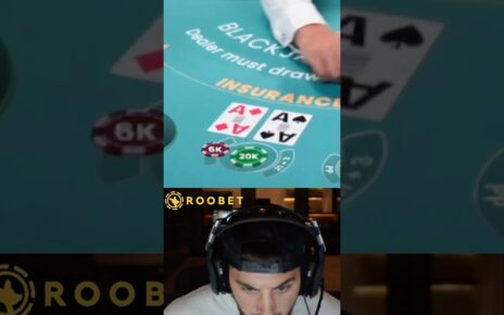 THE MOST CRAZY SPLIT EVER! #nickmercs #blackjack #highlights