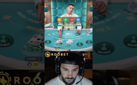 THIS HAND IS UNBELIEVABLE! #nickmercs #blackjack #highlights