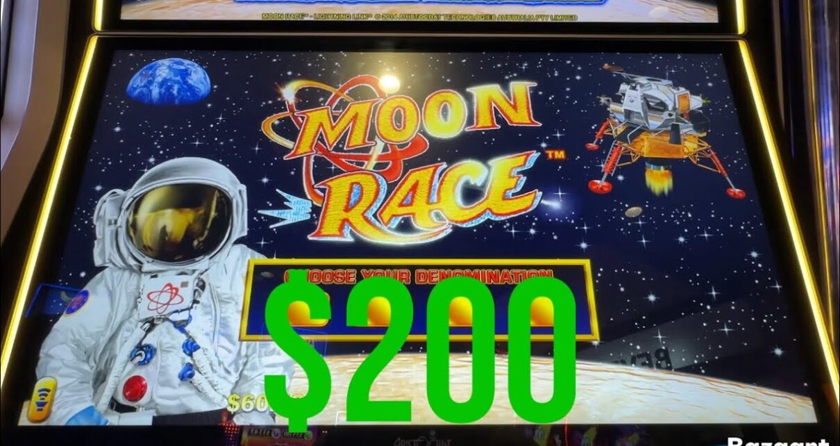 🚨TRATANDO DE GANAR EN LA SLOT MOON RACE LE PUSE 0 DOLARES EN EL CASINO #slots #casino