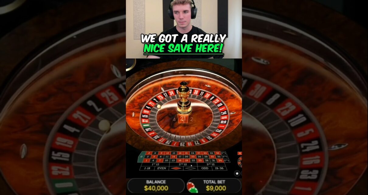Toaster WE got a REALLY nice SAVE here on ROULETTE!