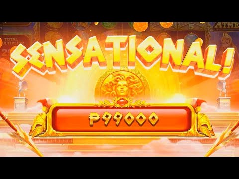 UNBELIEVABLE ₱99000 WIN in Wisdom of Athena slot! Online casino Philippines real money