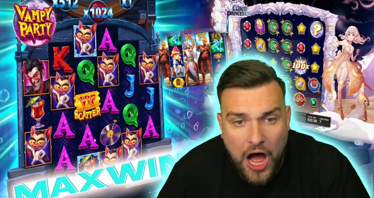 Vampy Party – Erster Versuch und direkt MAXWIN! 🧛‍♂️🎰 | Casino Slot Stream Highlights