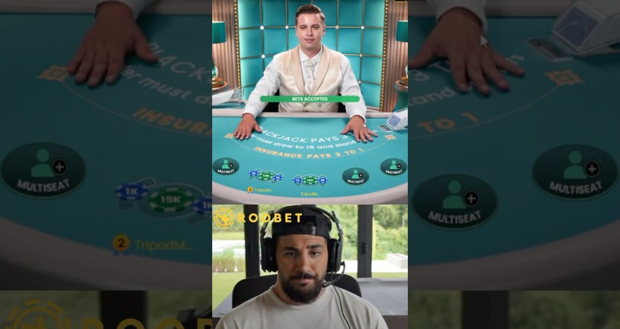 WHAT ARE THE ODDS OF THIS?! #nickmercs #blackjack #shorts