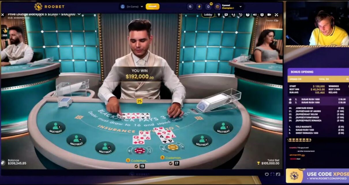 Xposed Is Back With A Crazy Blackjack Session! Online gambling
