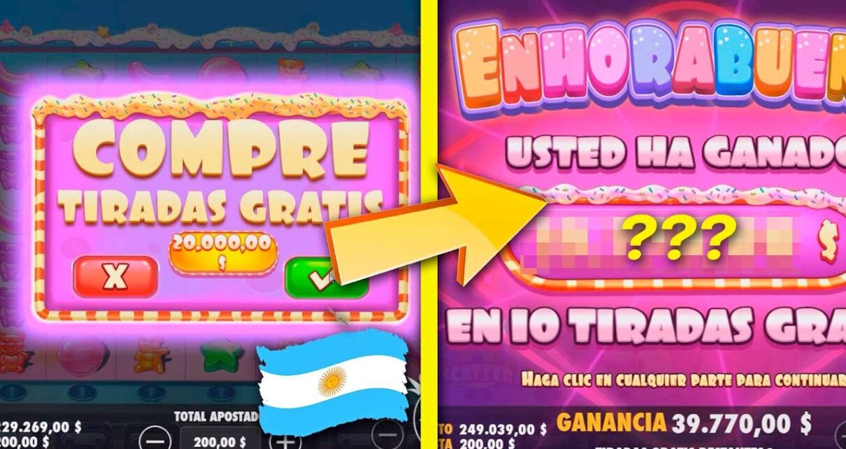 ¡Así es como se debe jugar Sugar Rush! Casino online Argentina dinero real