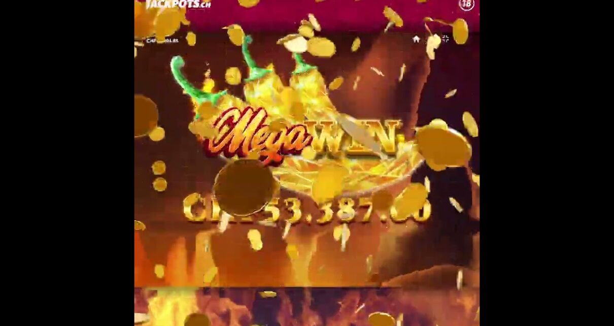 100k Big Win bei Wild Hot Chilli Reels | jackpots.ch Online-Casino