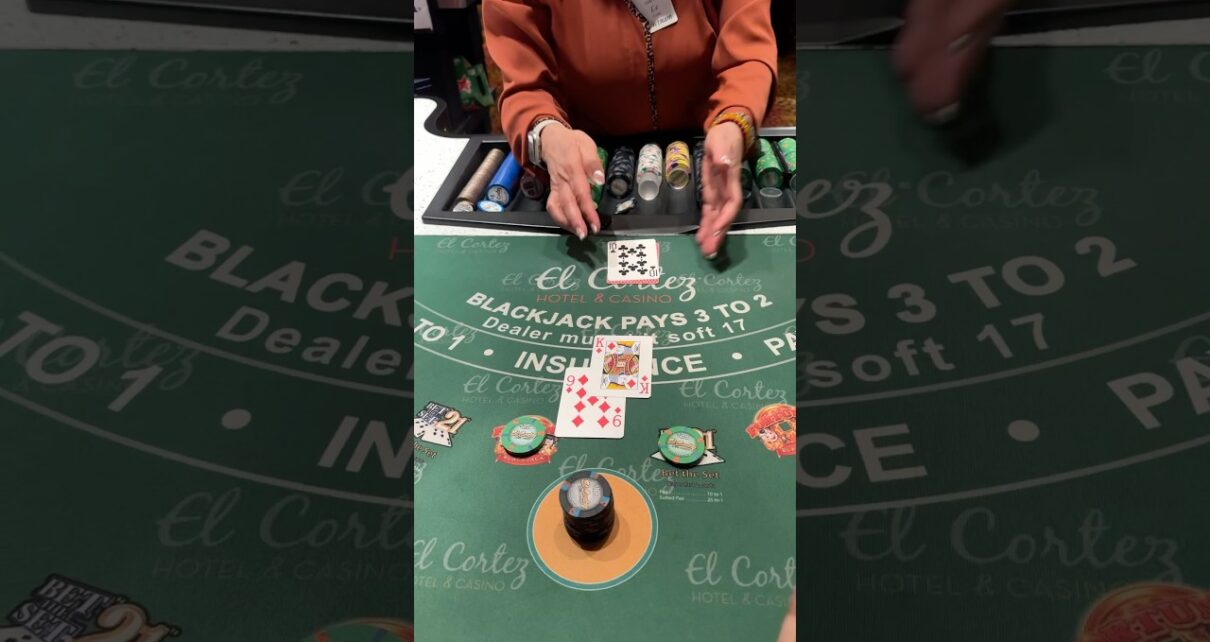 00 hand of blackjack one time 😂