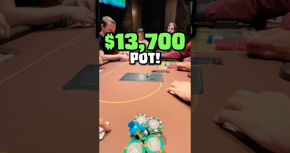 ,700 POT with POCKET ACES‼️ #poker #shorts