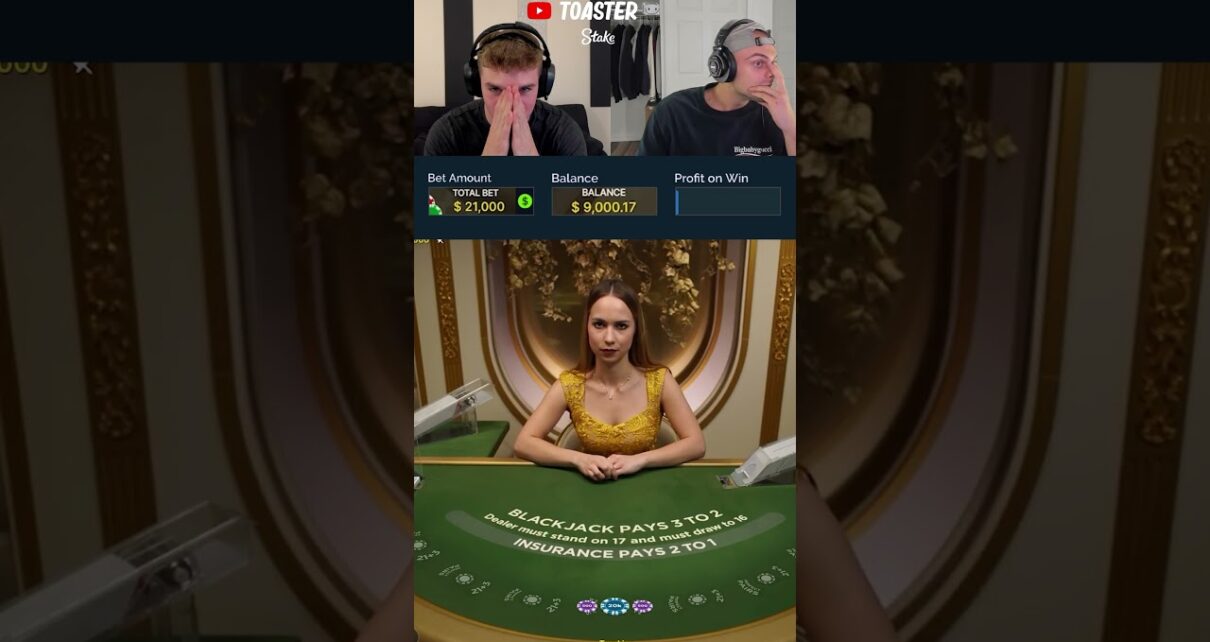 20k Huge Bet On Blackjack