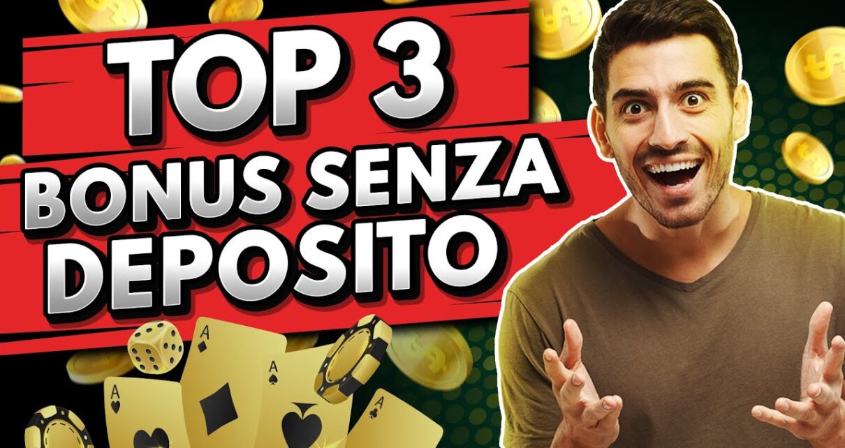 3 Migliori Bonus Senza Deposito per giocare gratis nei casinò online