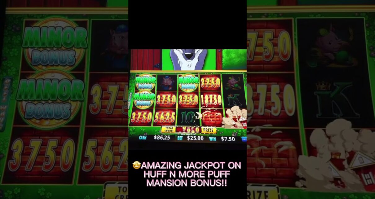 🤩 ,000+ JACKPOT ON HUFF N MORE PUFF!