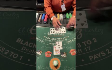 0 on a blackjack hand, let’s all LOCK IN! #casino #gamble #gambling #blackjack #lasvegas